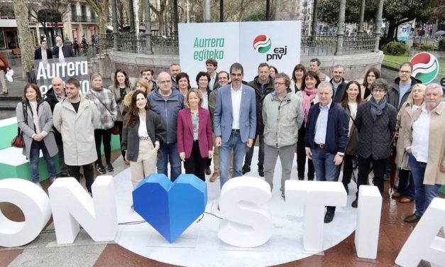 Goia se compromete con «una Donostia que tiende puentes frente a nostálgicos que prefieren levantar muros